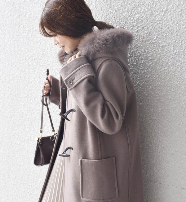 SHIPS for women「ファーダッフルコート◇」|ダッフルコート|