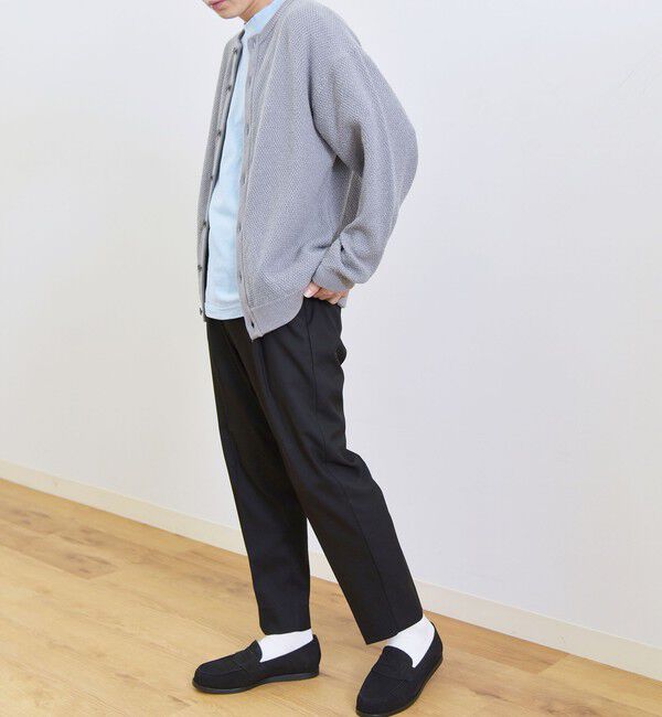 SHIPS any「【SHIPS any別注】SKOOKUM: 〈手洗い可能〉鹿の子 クルーネック カーディガン◇」|カーディガン|