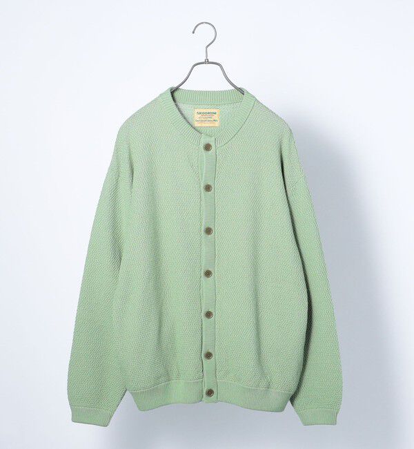 SHIPS any「【SHIPS any別注】SKOOKUM: 〈手洗い可能〉鹿の子 クルーネック カーディガン◇」|カーディガン|