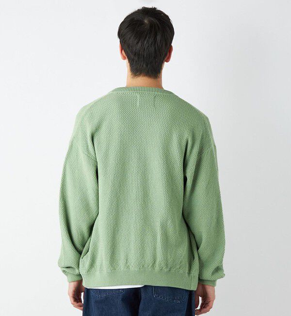 SHIPS any「【SHIPS any別注】SKOOKUM: 〈手洗い可能〉鹿の子 クルーネック カーディガン◇」|カーディガン|