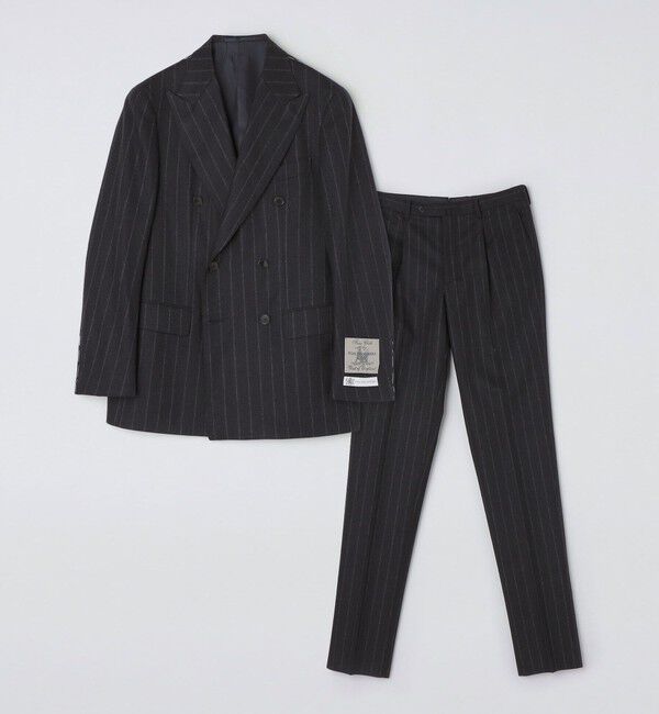 SHIPS「SHIPS: ラグジュアリー フォックスブラザーズ チョークストライプ ダブル スーツ 」|スーツ|