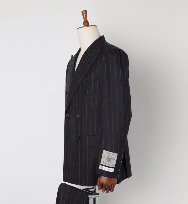 SHIPS「SHIPS: ラグジュアリー フォックスブラザーズ チョークストライプ ダブル スーツ 」|スーツ|