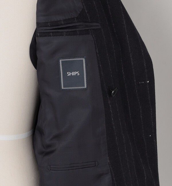 SHIPS「SHIPS: ラグジュアリー フォックスブラザーズ チョークストライプ ダブル スーツ 」|スーツ|