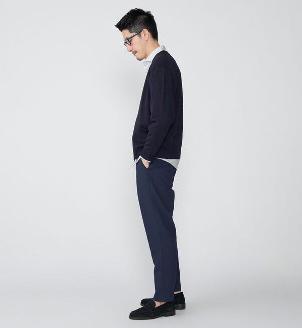 SHIPS「SHIPS:〈手洗い可能〉ICE WOOL カラーパネル Vネック ニット カーディガン」|カーディガン|