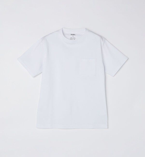 SHIPS Colors 「SHIPS Colors:シルケット コットン クルーネック ポケット Tシャツ◇」|Tシャツ・カットソー|