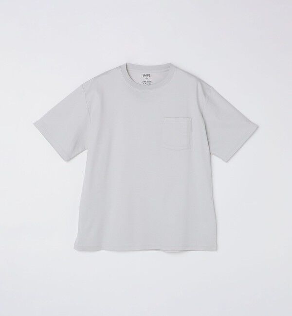 SHIPS Colors 「SHIPS Colors:シルケット コットン クルーネック ポケット Tシャツ◇」|Tシャツ・カットソー|