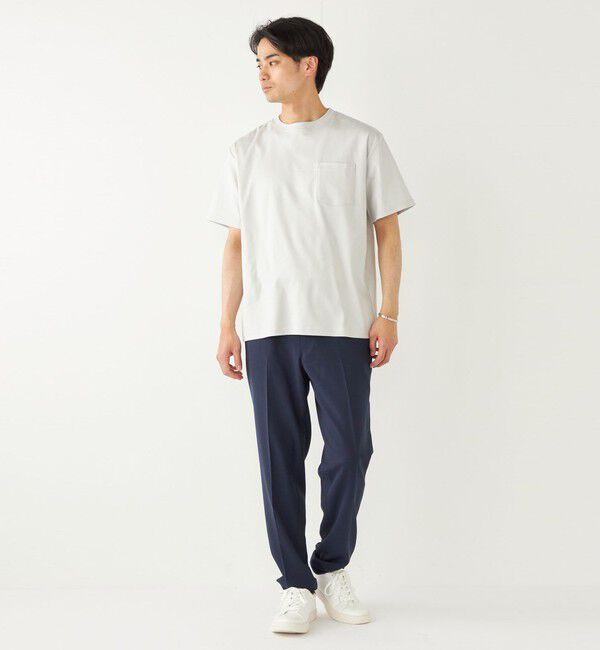 SHIPS Colors 「SHIPS Colors:シルケット コットン クルーネック ポケット Tシャツ◇」|Tシャツ・カットソー|
