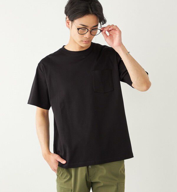 SHIPS Colors 「SHIPS Colors:シルケット コットン クルーネック ポケット Tシャツ◇」|Tシャツ・カットソー|