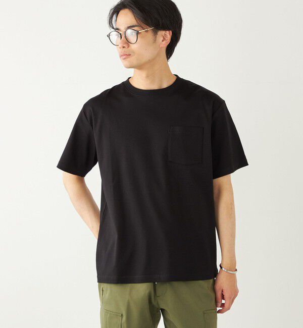 SHIPS Colors 「SHIPS Colors:シルケット コットン クルーネック ポケット Tシャツ◇」|Tシャツ・カットソー|