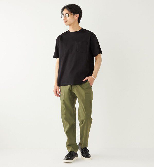 SHIPS Colors 「SHIPS Colors:シルケット コットン クルーネック ポケット Tシャツ◇」|Tシャツ・カットソー|