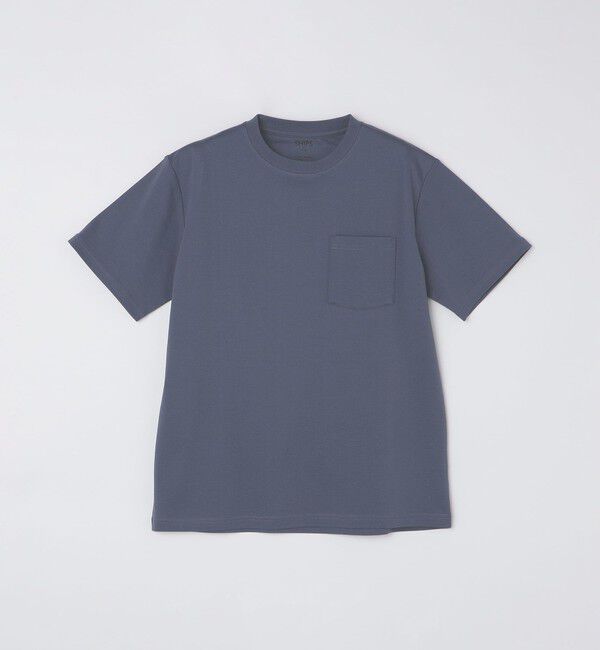 SHIPS Colors 「SHIPS Colors:シルケット コットン クルーネック ポケット Tシャツ◇」|Tシャツ・カットソー|