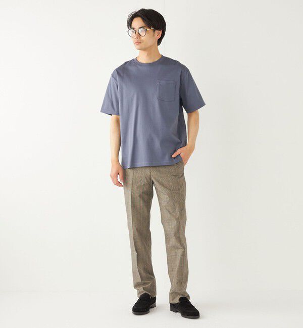 SHIPS Colors 「SHIPS Colors:シルケット コットン クルーネック ポケット Tシャツ◇」|Tシャツ・カットソー|