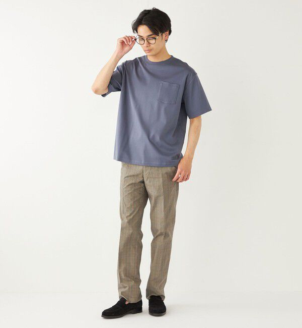 SHIPS Colors 「SHIPS Colors:シルケット コットン クルーネック ポケット Tシャツ◇」|Tシャツ・カットソー|