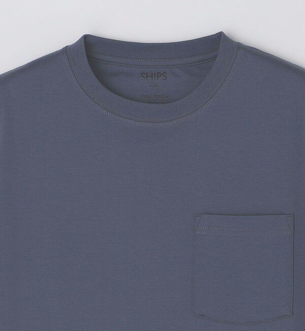 SHIPS Colors 「SHIPS Colors:シルケット コットン クルーネック ポケット Tシャツ◇」|Tシャツ・カットソー|