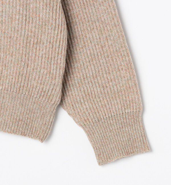 SHIPS「SHIPS:〈手洗い可能〉メランジ 畦編み クルーネック ニット」|ニット・セーター|