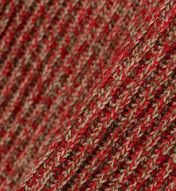 SHIPS「SHIPS:〈手洗い可能〉メランジ 畦編み クルーネック ニット」|ニット・セーター|