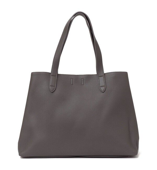 SHIPS any「SHIPS any: スプリット レザー トートバッグ (クラッチバッグ付き) 25AW◆」|トートバッグ|