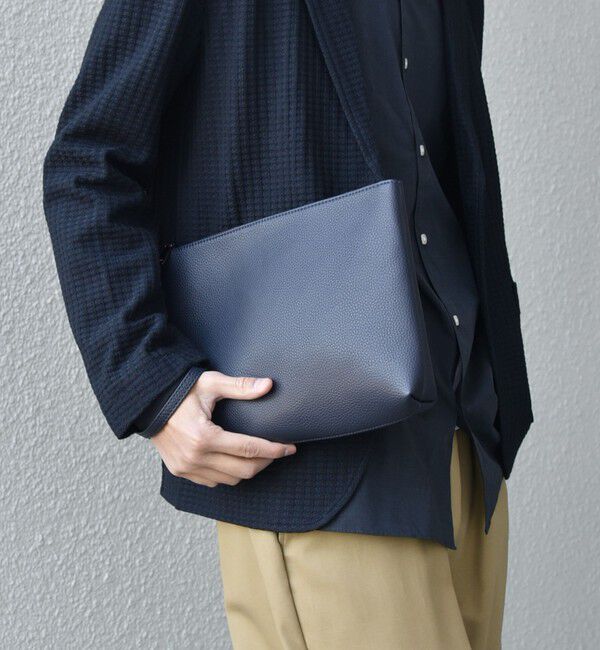 SHIPS any「SHIPS any: スプリット レザー トートバッグ (クラッチバッグ付き) 25AW◆」|トートバッグ|