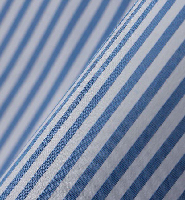 SHIPS Colors 「SHIPS Colors:ストライプ ワイドカラー ロングスリーブ シャツ」|シャツ・ブラウス|