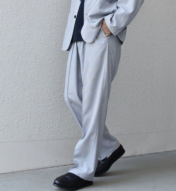 SHIPS any「SHIPS any:〈吸水速乾〉Rapidry クリース イージー パンツ(セットアップ対応)◇」|チノ|