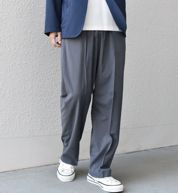 SHIPS any「SHIPS any:〈吸水速乾〉Rapidry クリース イージー パンツ(セットアップ対応)◇」|チノ|