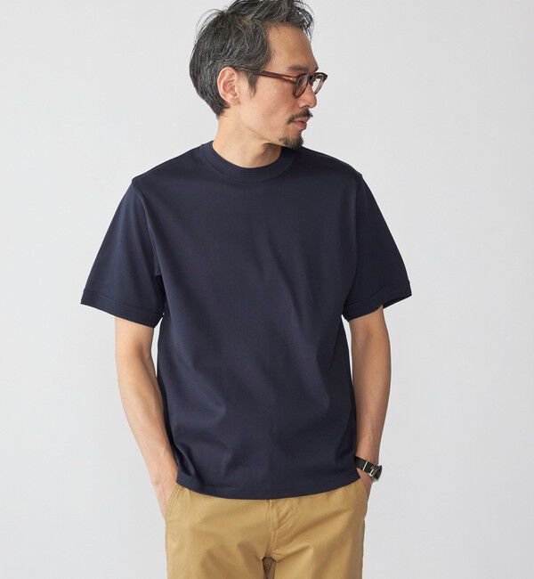 SHIPS「SHIPS:〈洗濯機可能〉18ゲージ ポリエステル ライト リラックス Tシャツ」|Tシャツ・カットソー|