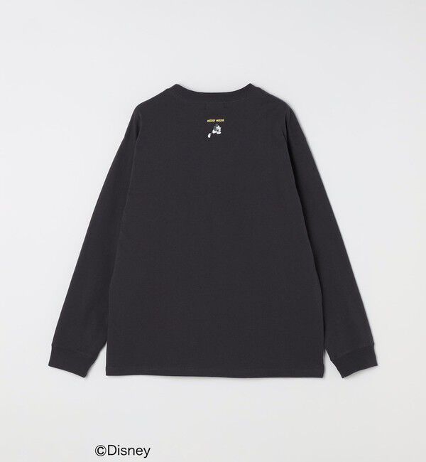 SHIPS any「SHIPS any: /ミッキーマウス/ サイン & ポージング Tシャツ (ロンT)◇」|Tシャツ・カットソー|