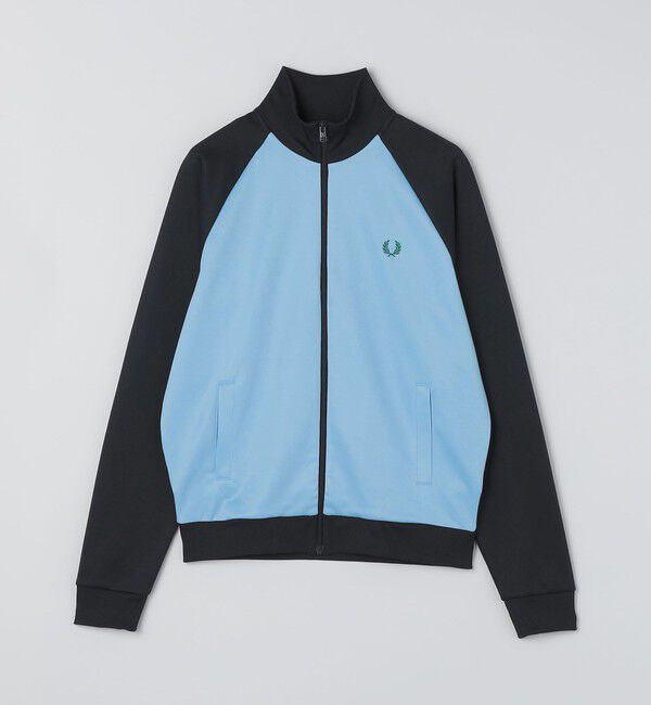 SHIPS「FRED PERRY: コントラスト スリーブ トラック ジャケット」|スウェット・ジャージ|