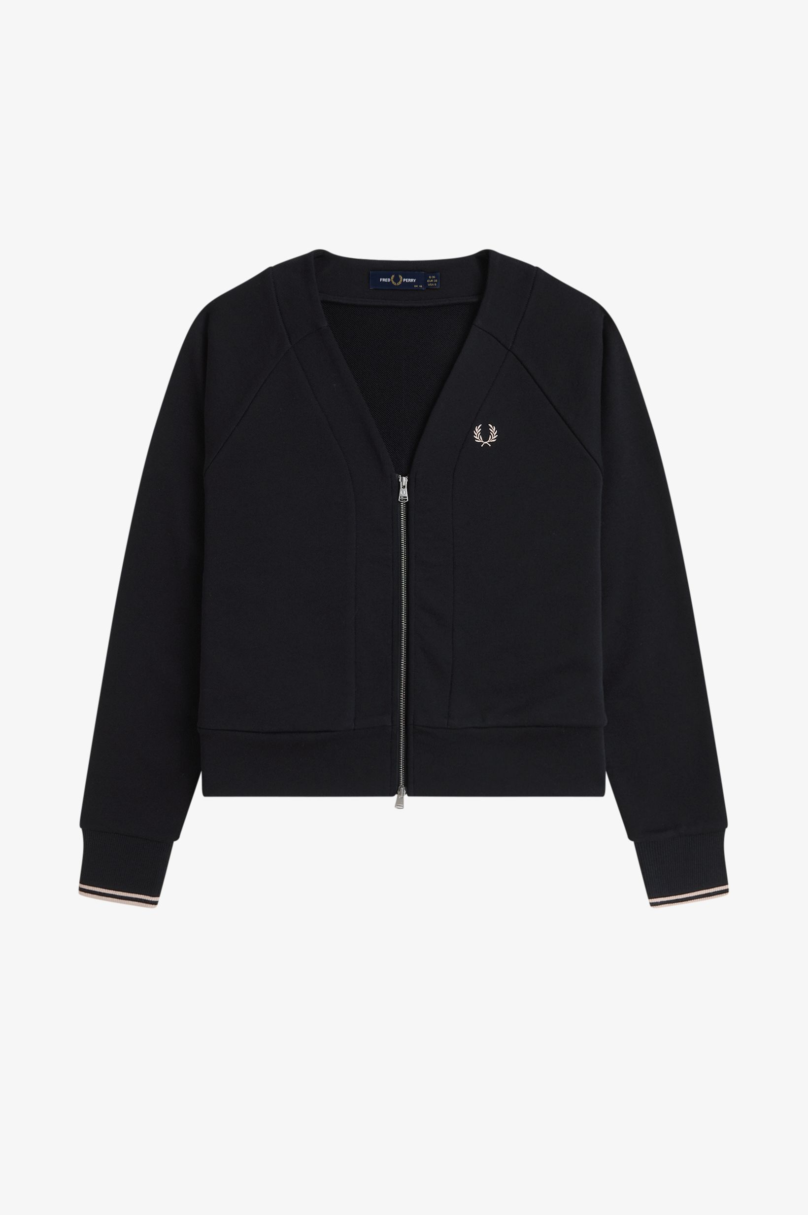 FRED PERRY 「Zip-Through Sweatshirt Cardigan」|カーディガン|