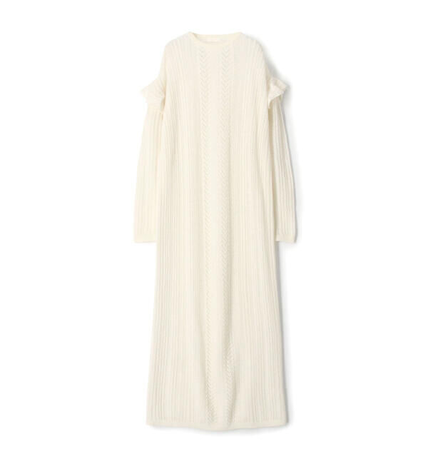 Ballsey「フォルテッドレース フリルスリーブワンピース」|ワンピース|