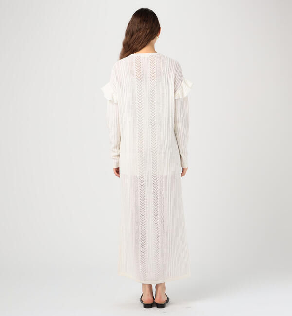 Ballsey「フォルテッドレース フリルスリーブワンピース」|ワンピース|