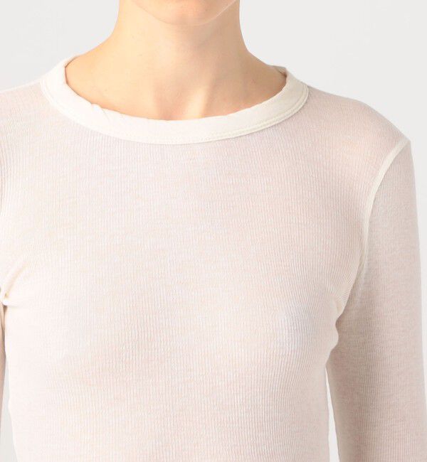 JAMES PERSE「コットンカシミヤブレンドリブ ロングスリーブプルオーバー WVA3939」|Tシャツ・カットソー|