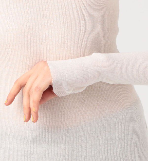 JAMES PERSE「コットンカシミヤブレンドリブ ロングスリーブプルオーバー WVA3939」|Tシャツ・カットソー|