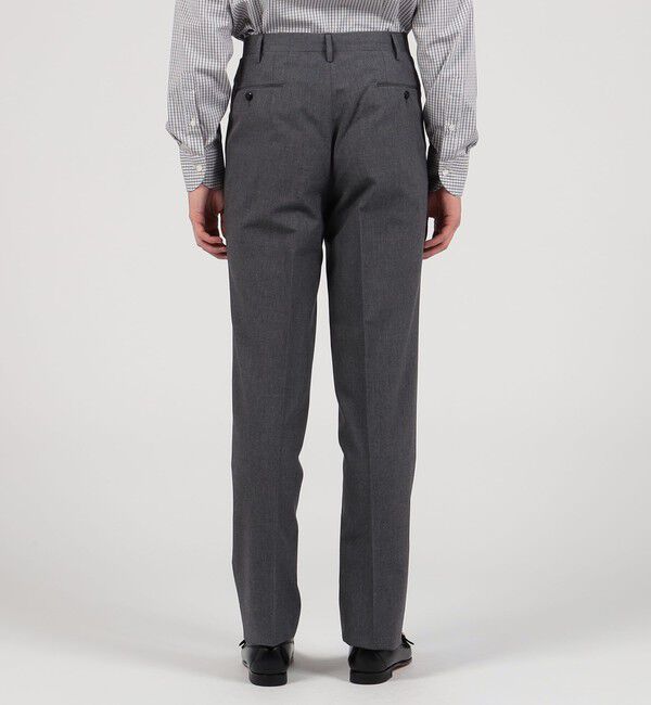 TOMORROWLAND MENS「ウールコットントロピカル 2プリーツスリムスラックス」|スラックス|