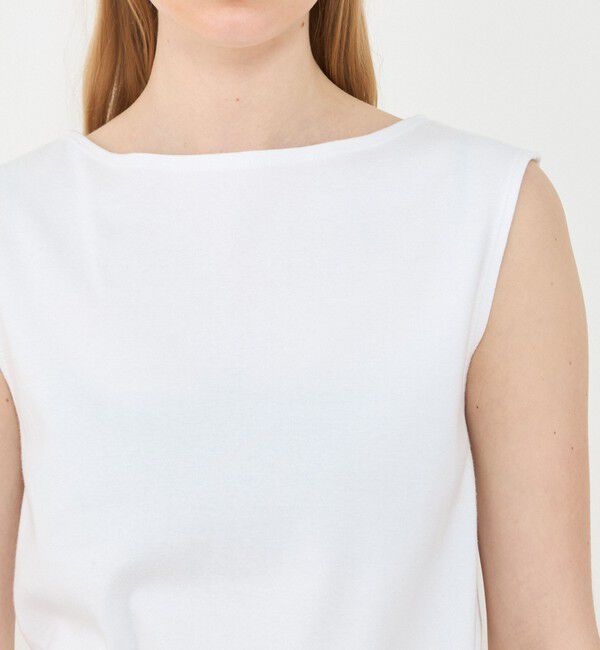 GALERIE VIE「ソフトジャージーリブ ノースリーブプルオーバー」|タンクトップ|
