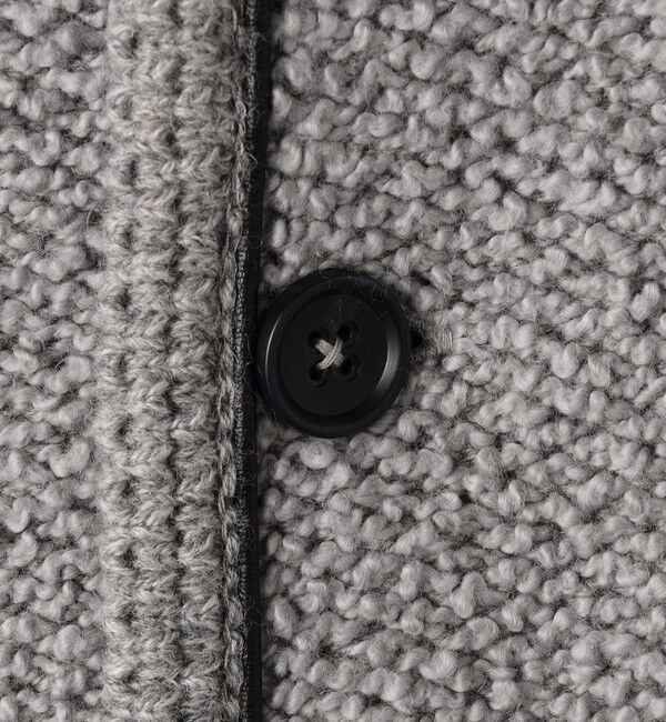 【なっちゃん】MACPHEE パイピング クルーネック カーディガン MACPHEE（マカフィー） カーディガン パイピング クルーネック