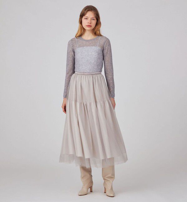 Ballsey「ミニスパンコール クルーネックプルオーバー」|ニット・セーター|