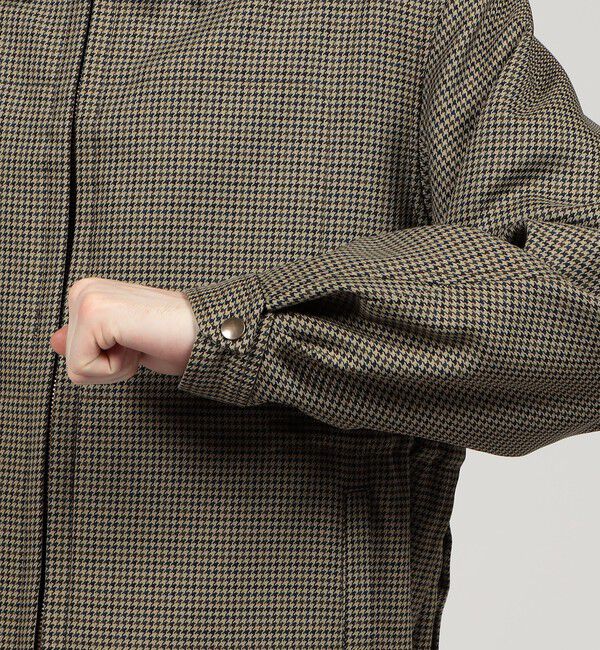 TOMORROWLAND MENS「ポリエステル ガンクラブチェックブルゾン」|ブルゾン・スタジャン|