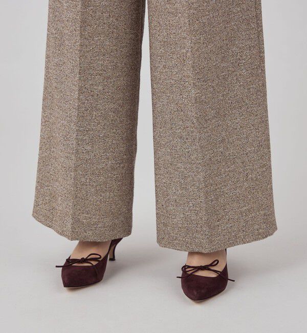 Ballsey「Jennifer タックワイドパンツ」|スラックス|