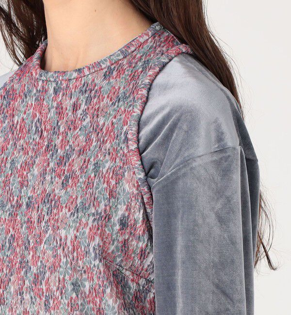 BACCA「フラワージャガード ストレッチワンピース」|ワンピース|