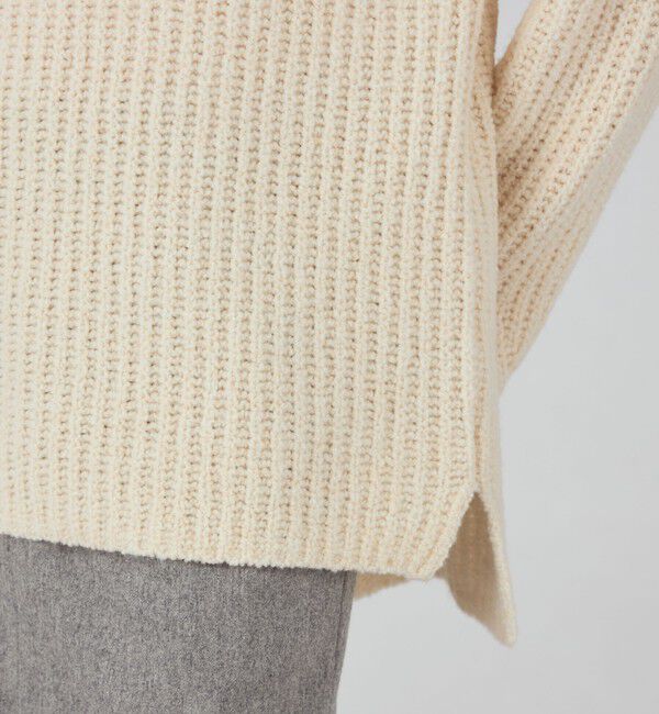 MACPHEE「フリッジーウール ボートネックプルオーバー」|ニット・セーター|