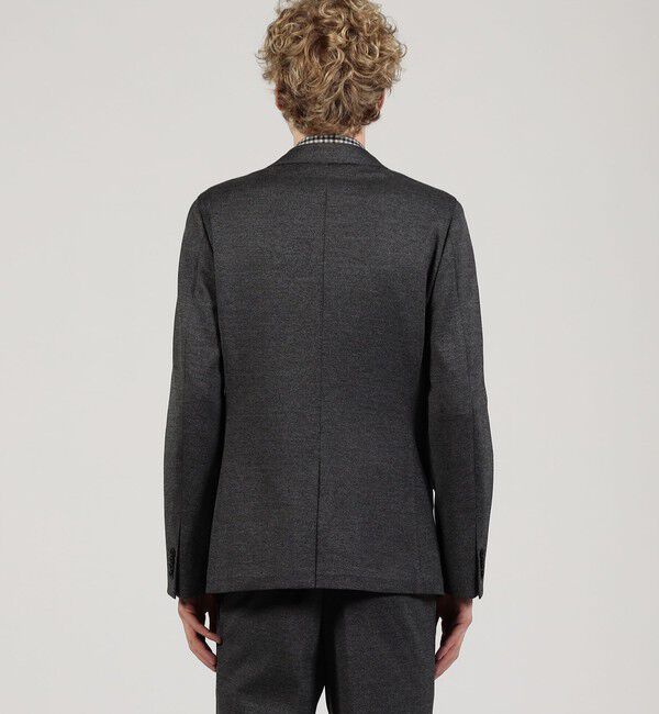 TOMORROWLAND MENS「ウールコットンジャージー シングルブレステッド 2B ジャケット」|テーラードジャケット|