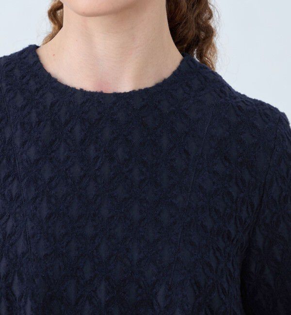 Ballsey「モールヤーンジャカード Aラインワンピース」|ワンピース|