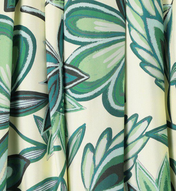 CABaN「シルクツイル COLETTEフラワープリントスカート」|スカート|