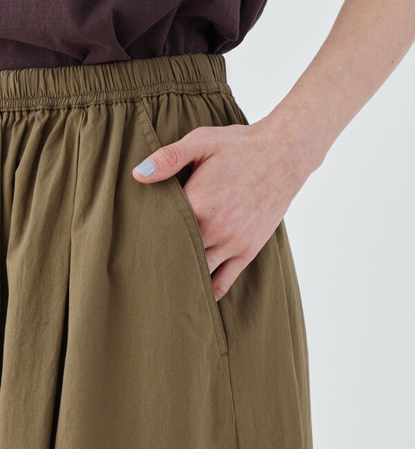 GALERIE VIE「コットンツイル ギャザーロングスカート」|スカート|