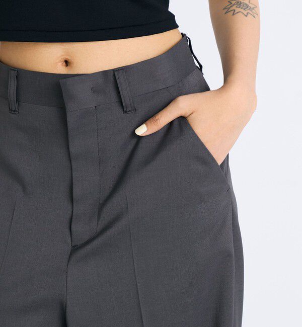 Edition「ウールライク スラックス」|スラックス|