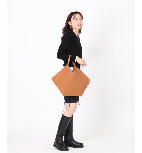  「【blancle/ ブランクレ】別注 S.LETHER Rap flat tote」|トートバッグ|