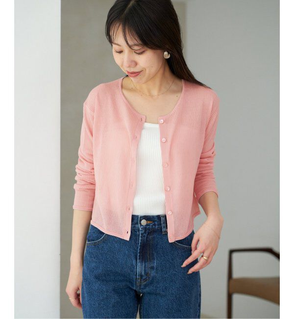 Plage「《有楽町店・WEB限定追加》petit カーディガン」|カーディガン|