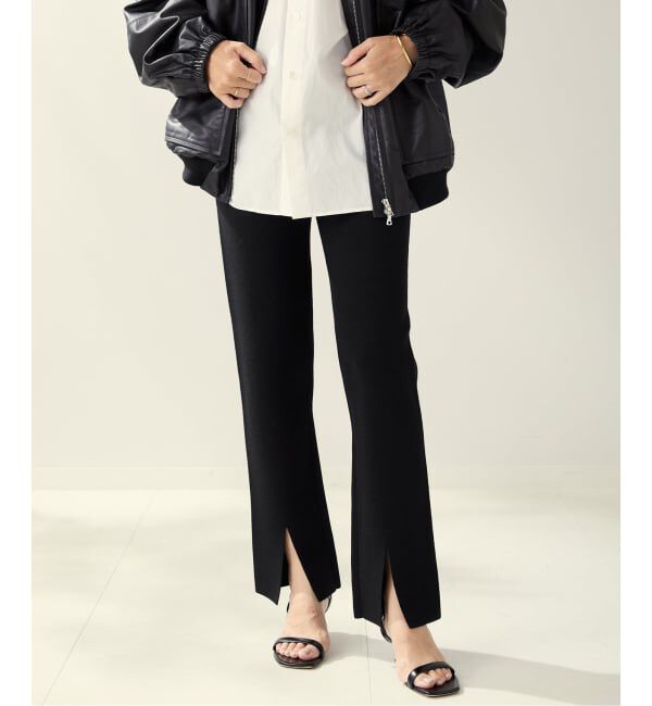 Plage「R&rsquo;IAM スリットニットパンツ」|その他|