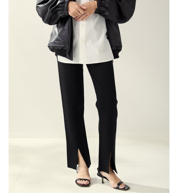 Plage「R&rsquo;IAM スリットニットパンツ」|その他|